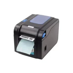 Xprinter XP-370B barcode printer printing thermal barcode labels